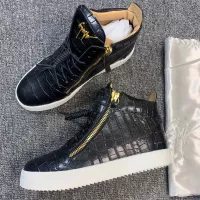 $102.00 USD Giuseppe Zanotti High Tops Shoes For Women #1368343