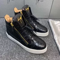 $102.00 USD Giuseppe Zanotti High Tops Shoes For Women #1368343