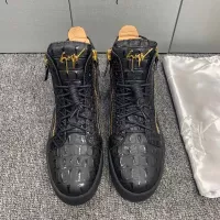 $102.00 USD Giuseppe Zanotti High Tops Shoes For Women #1368345