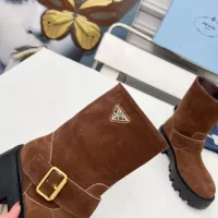 $115.00 USD Prada Boots For Women #1368755