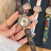 $36.00 USD Louis Vuitton Watches In Rose Gold For Women #1369130