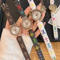 $36.00 USD Louis Vuitton Watches In Rose Gold For Women #1369132