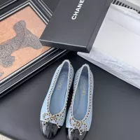 $102.00 USD Chanel Flat Shoes For Women #1371929