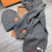 $52.00 USD Hermes Hat and Scarf Set #1372494