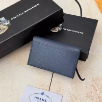 $34.00 USD Prada Wallets In Navy For Men #1372663