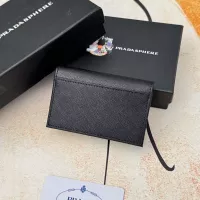 $34.00 USD Prada Wallets In Black For Men #1372688