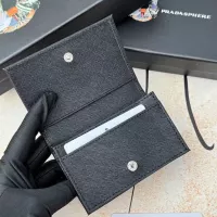 $34.00 USD Prada Wallets In Black For Men #1372688
