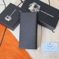 $40.00 USD Prada Wallets In Black For Men #1372697