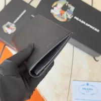 $40.00 USD Prada Wallets In Black For Men #1372701