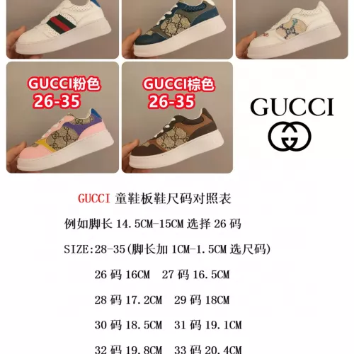 Replica Gucci Kids' Shoes For Kids #1373204 $68.00 USD for Wholesale
