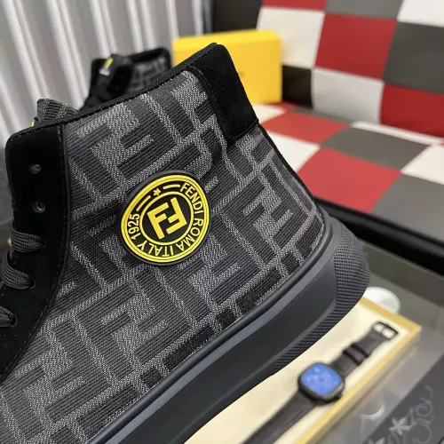 Replica Fendi High Tops Casual Shoes For Men #1373746 $82.00 USD for Wholesale