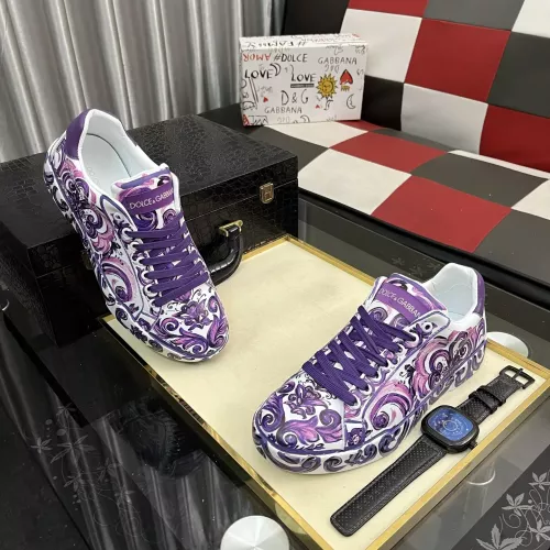 Replica Dolce & Gabbana D&G Casual Shoes For Women #1373822 $88.00 USD for Wholesale