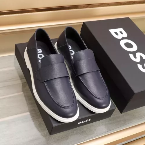 Replica Boss Leather Shoes For Men #1374477 $96.00 USD for Wholesale