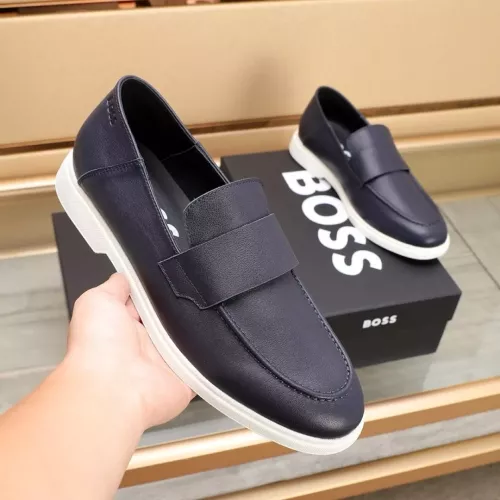 Replica Boss Leather Shoes For Men #1374477 $96.00 USD for Wholesale