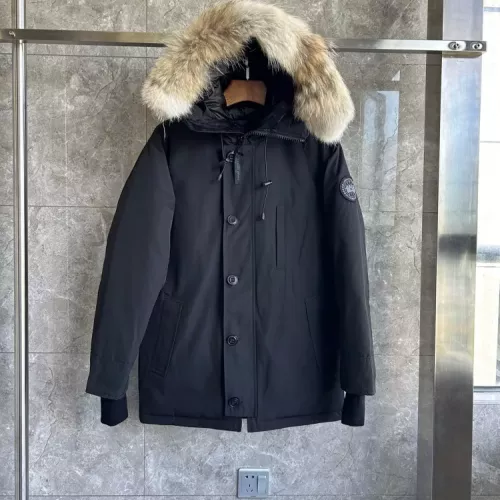 Canada Goose Down Feather Coat Long Sleeved For Men #1374544