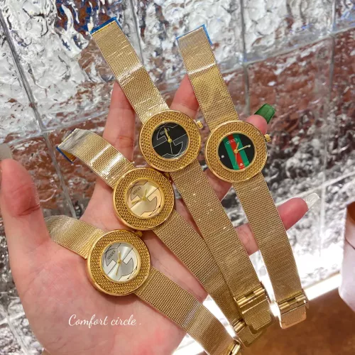 Replica Gucci Watches In Gold #1374601 $29.00 USD for Wholesale