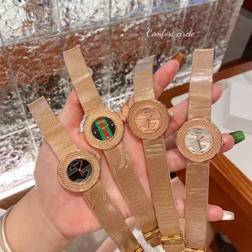 Replica Gucci Watches In Rose Gold #1374606 $29.00 USD for Wholesale