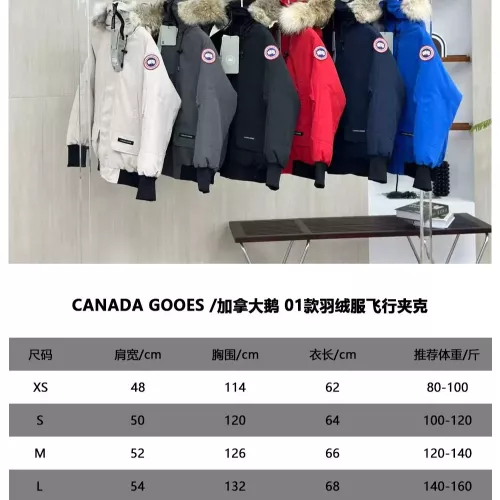 Replica Canada Goose Down Feather Coat Long Sleeved For Unisex #1374628 $160.00 USD for Wholesale