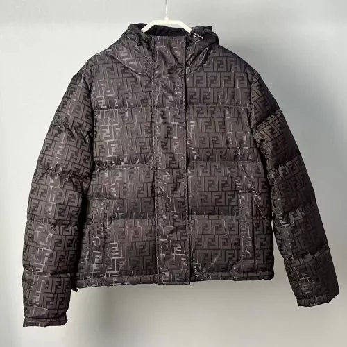 Replica Fendi Down Feather Coat Long Sleeved For Unisex #1374704 $170.00 USD for Wholesale