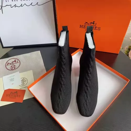 Replica Hermes Boots For Women #1377868 $92.00 USD for Wholesale