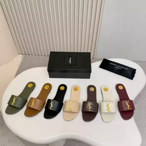 Replica Yves Saint Laurent YSL Slippers For Women #1377892 $82.00 USD for Wholesale