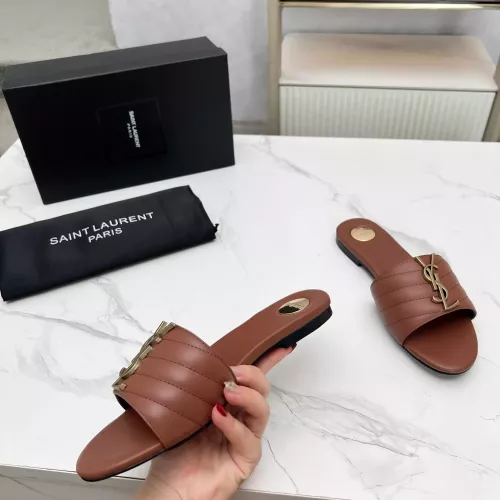 Replica Yves Saint Laurent YSL Slippers For Women #1377899 $85.00 USD for Wholesale