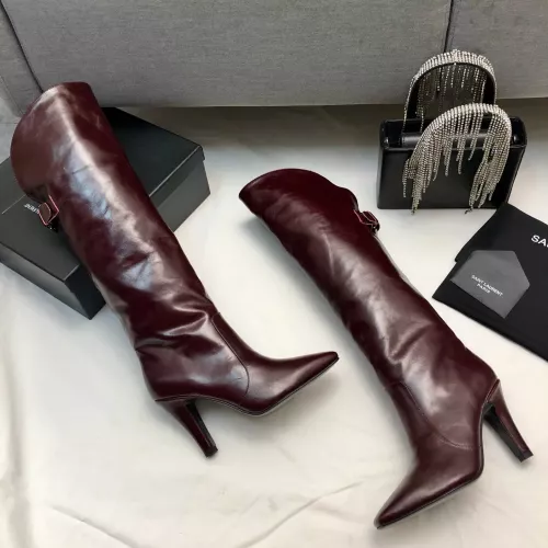 Replica Yves Saint Laurent YSL Boots For Women #1377953 $210.00 USD for Wholesale