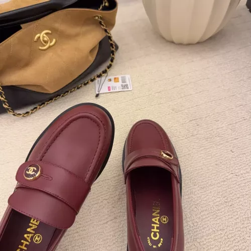 Replica Chanel Leather Shoes For Women #1378014 $112.00 USD for Wholesale