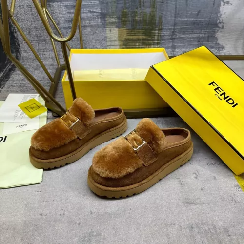 Replica Fendi Slippers For Women #1378045 $98.00 USD for Wholesale