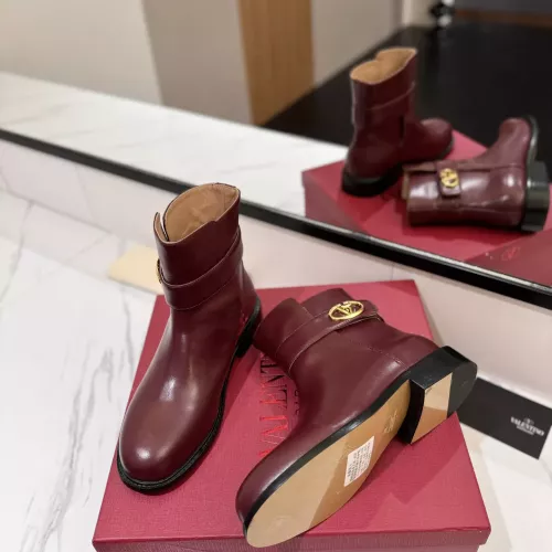 Replica Valentino Boots For Women #1378178 $165.00 USD for Wholesale