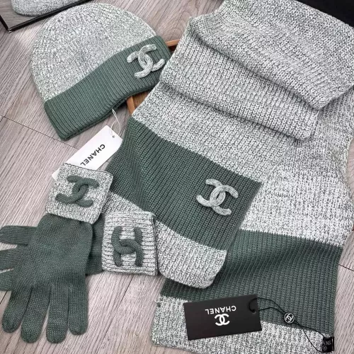 Replica Chanel Hat and Scarf and Glove Set #1378221 $72.00 USD for Wholesale