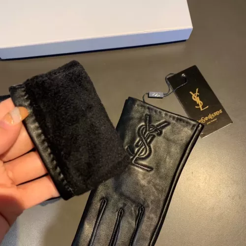 Replica Yves Saint Laurent Gloves For Women #1379090 $42.00 USD for Wholesale