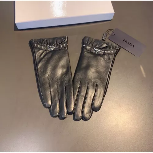 Prada Gloves For Women #1379177 $48.00 USD, Wholesale Replica Prada Gloves