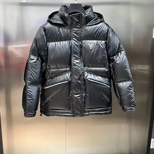 Prada Down Feather Coat Long Sleeved For Men #1379881 $170.00 USD, Wholesale Replica Prada Down Feather Coat