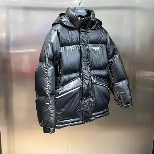Replica Prada Down Feather Coat Long Sleeved For Men #1379881 $170.00 USD for Wholesale