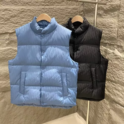Replica Christian Dior Down Feather Coat Sleeveless For Unisex #1380239 $170.00 USD for Wholesale