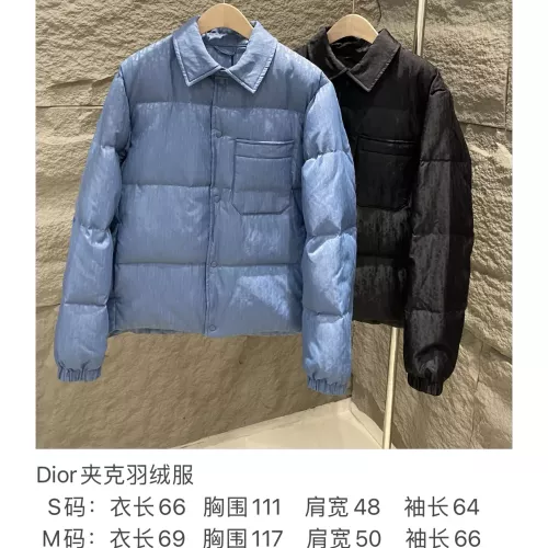 Replica Christian Dior Down Feather Coat Long Sleeved For Unisex #1380249 $225.00 USD for Wholesale