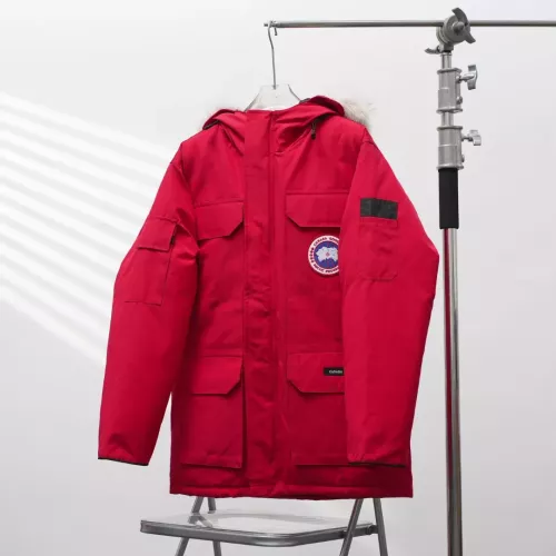 Canada Goose Down Feather Coat Long Sleeved For Unisex #1380277 $160.00 USD, Wholesale Replica Canada Goose Down Feather Coat