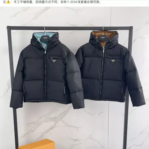 Replica Prada Down Feather Coat Long Sleeved For Women #1380289 $170.00 USD for Wholesale