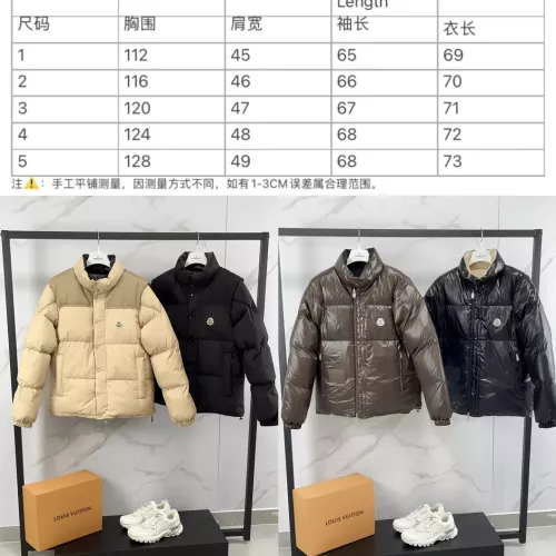 Replica Moncler Down Feather Coat Long Sleeved For Unisex #1380344 $185.00 USD for Wholesale