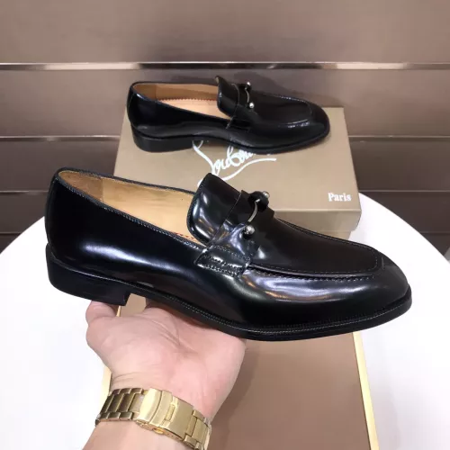 Replica Christian Louboutin Leather Shoes For Men #1381052 $112.00 USD for Wholesale