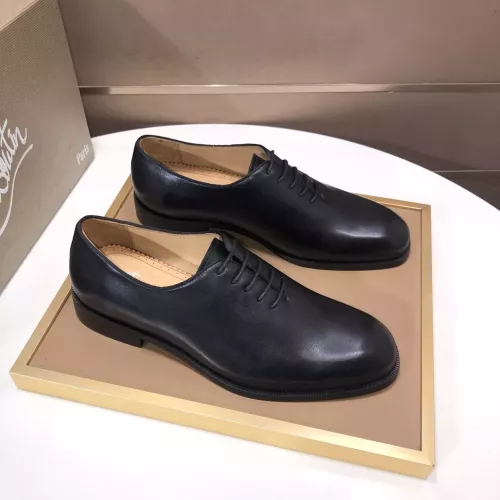 Replica Christian Louboutin Leather Shoes For Men #1381054 $112.00 USD for Wholesale