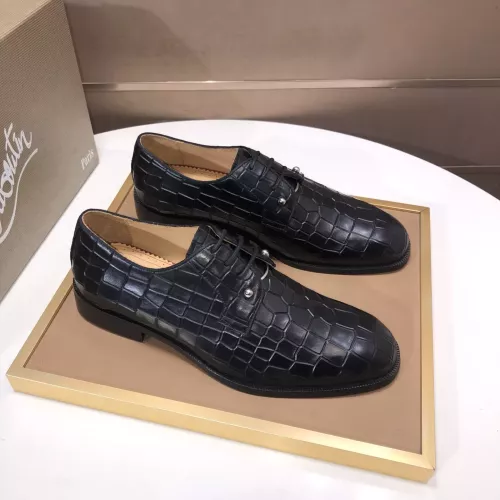Replica Christian Louboutin Leather Shoes For Men #1381056 $112.00 USD for Wholesale