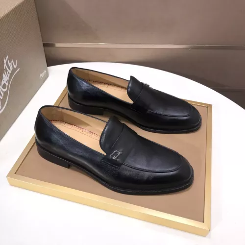Replica Christian Louboutin Leather Shoes For Men #1381057 $112.00 USD for Wholesale