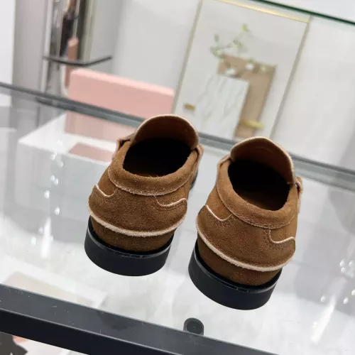Replica MIU MIU Leather Shoes For Women #1381083 $102.00 USD for Wholesale