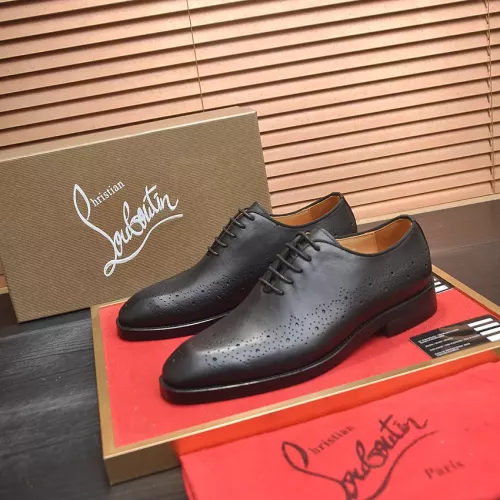 Christian Louboutin Leather Shoes For Men #1381106 $112.00 USD, Wholesale Replica Christian Louboutin Leather Shoes