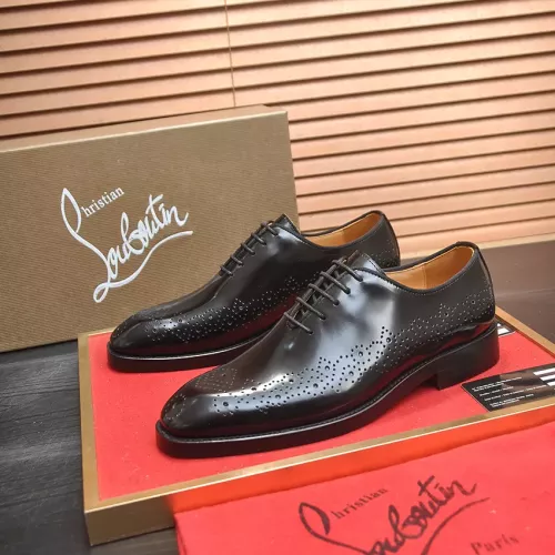 Christian Louboutin Leather Shoes For Men #1381107 $112.00 USD, Wholesale Replica Christian Louboutin Leather Shoes