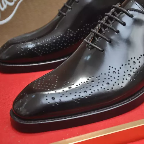 Replica Christian Louboutin Leather Shoes For Men #1381107 $112.00 USD for Wholesale