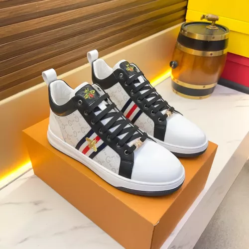 Replica Gucci High Tops Shoes For Men #1381153 $82.00 USD for Wholesale