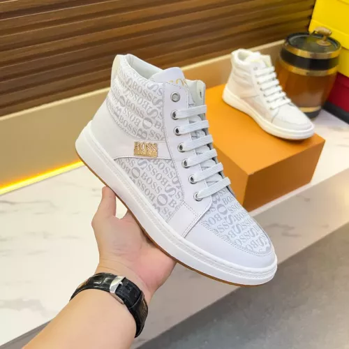 Replica Boss High Top Shoes For Men #1381154 $82.00 USD for Wholesale